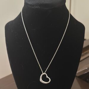 Tiffany & Co. Silver Heart Pendant Necklace